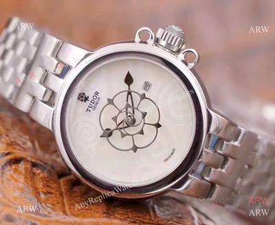 AAA Replica Tudor Clair de Rose Ladies Watch SS White MOP